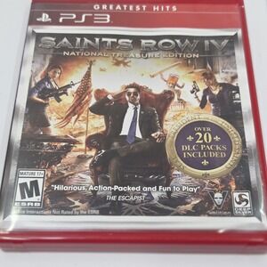 Saints Row IV National Treasure Edition Sony PlayStation 3 PS3 CIB Greatest Hits